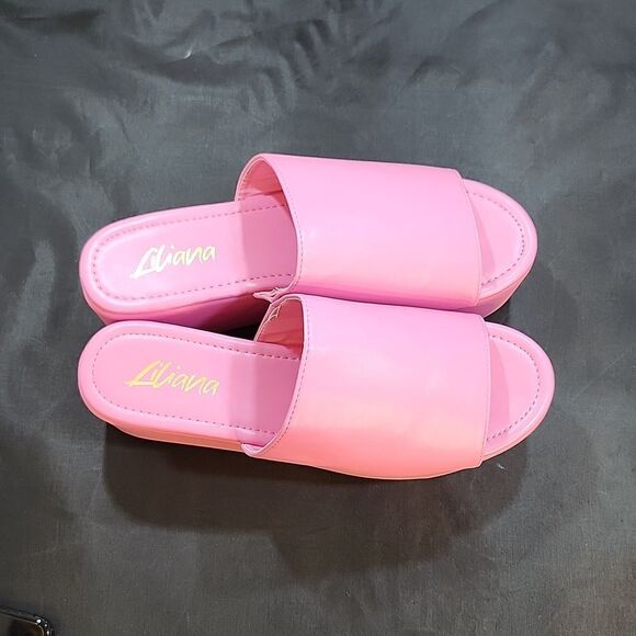 BRAND NEW LILIANA BUDZA-5 CLASSIC NEOPRONE OPEN TOE PLATFORM SANDAL - Picture 7 of 16